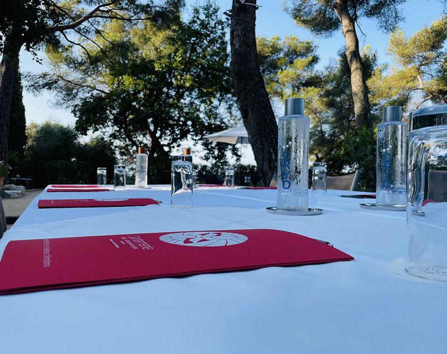 organiser un séminaire, repas d'affaire au Cantemerle à Vence