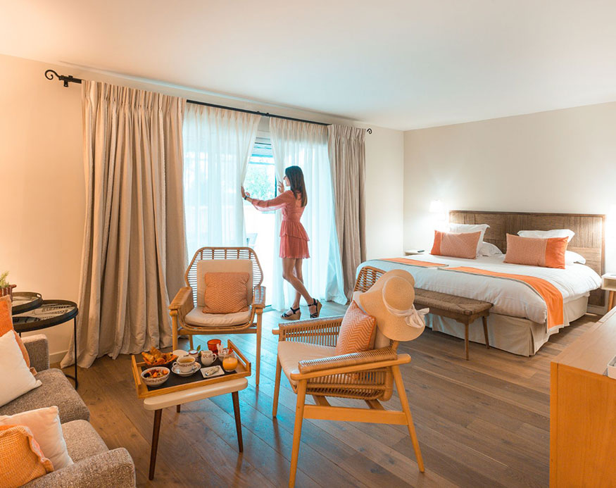 Chambre et suite luxe dans la nature à Vence