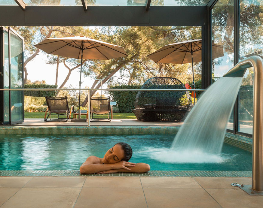 Spa Evasion Nature à Vence, piscine chauffée, massage et hammam