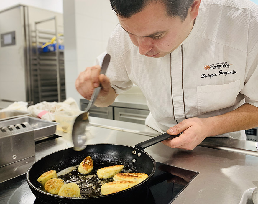 Restaurant le Cantemerle, cuisine du midi et de la méditerranée par Chef Benjamin Bourgoin
