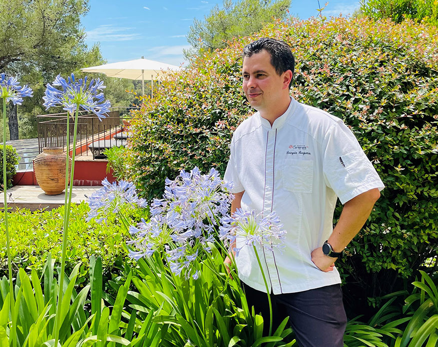 Restaurant le Cantemerle, cuisine du midi et de la méditerranée par Chef Benjamin Bourgoin