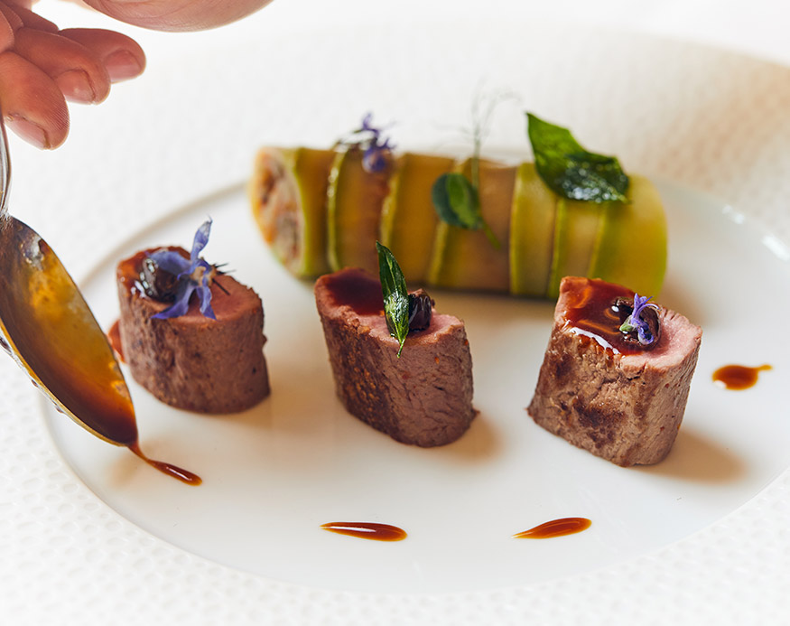 Restaurant le Cantemerle, cuisine du midi et de la méditerranée par Chef Benjamin Bourgoin