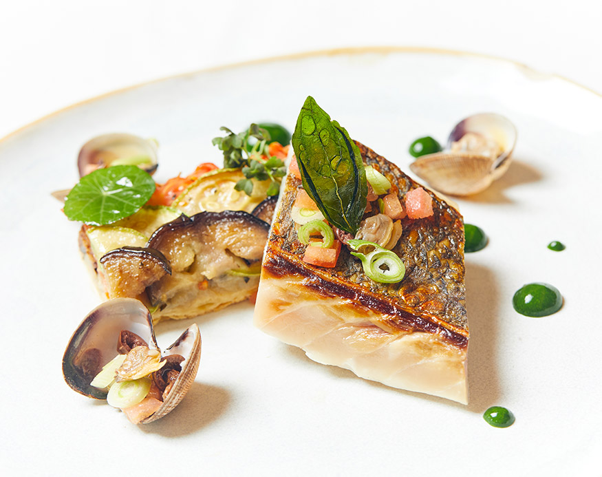 Restaurant le Cantemerle, cuisine du midi et de la méditerranée par Chef Benjamin Bourgoin