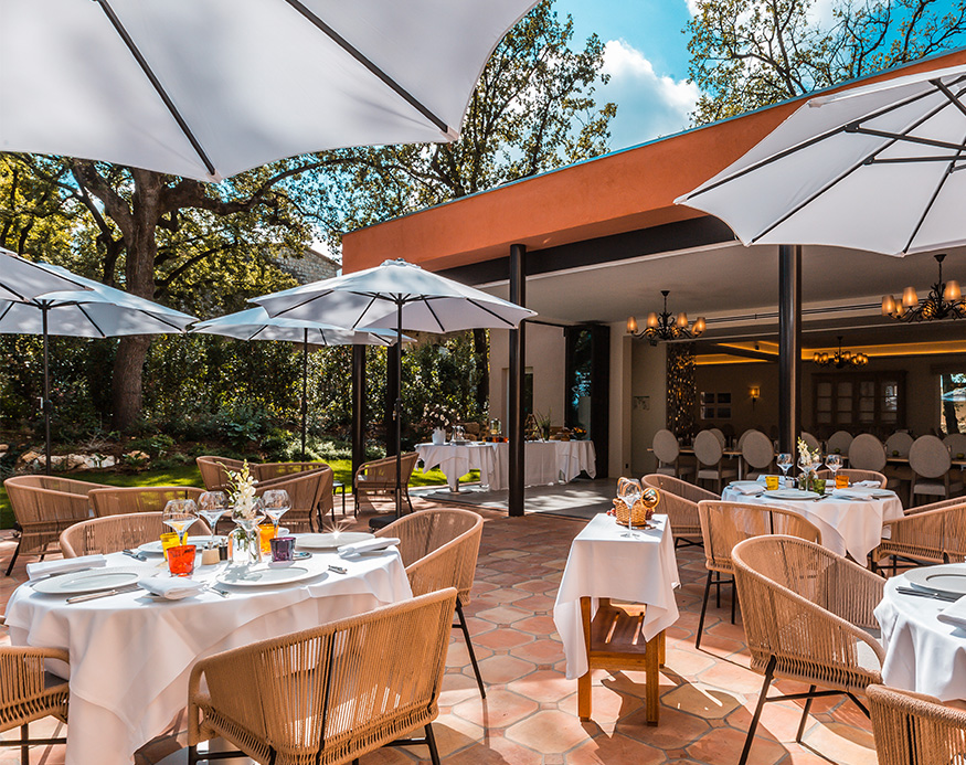 privatiser une salle et une terrasse de restaurant à Vence