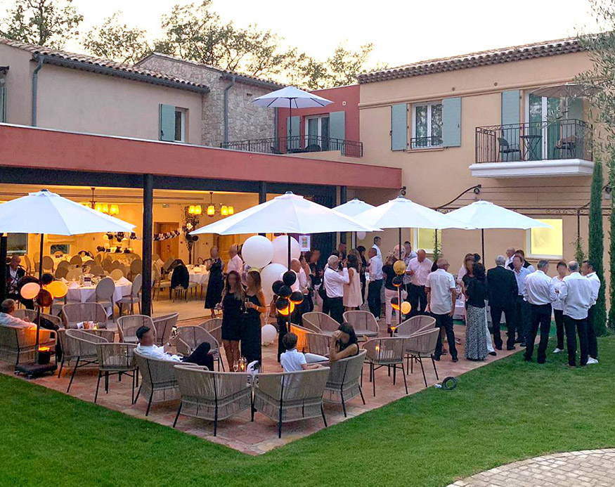 privatiser une salle et une terrasse de restaurant à Vence