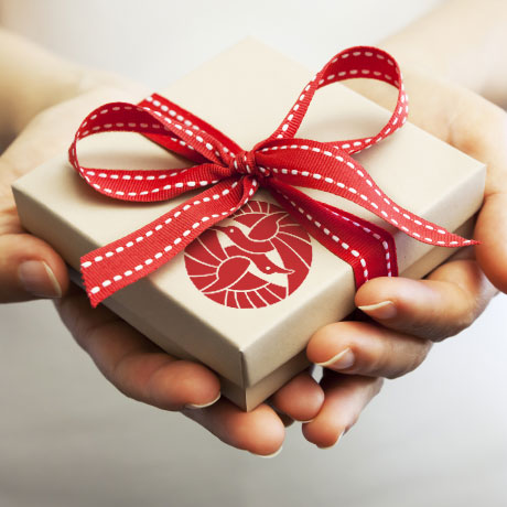 Geschenkbox in einem Hotel an der Côte d'Azur