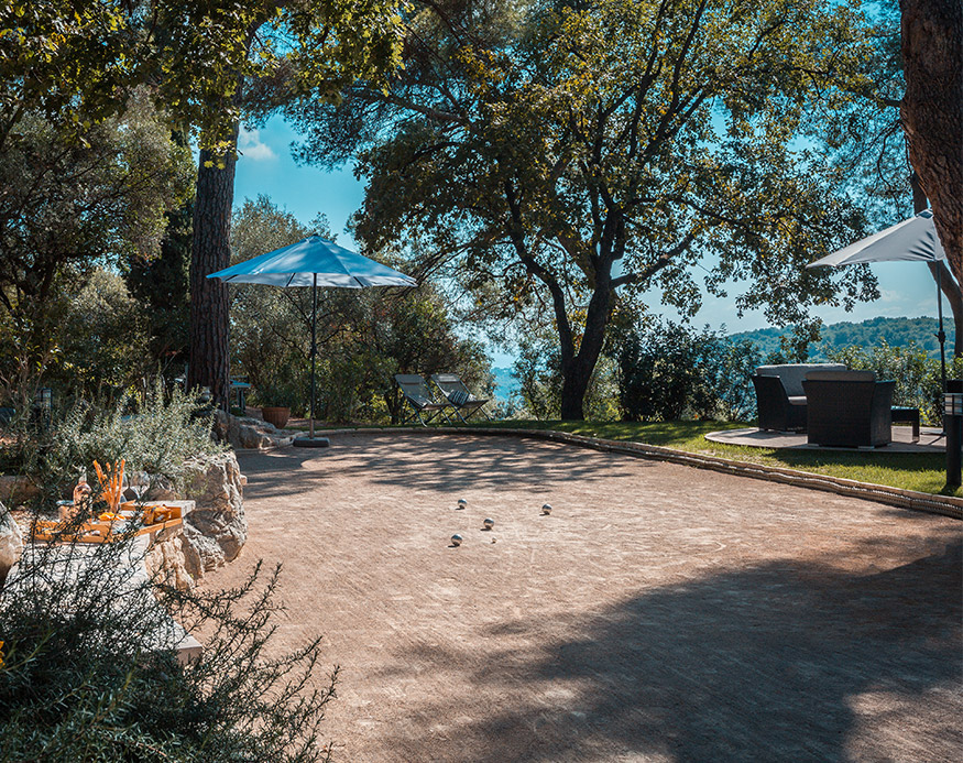 Fitness and leisure area at the Spa du Cantemerle in Vence