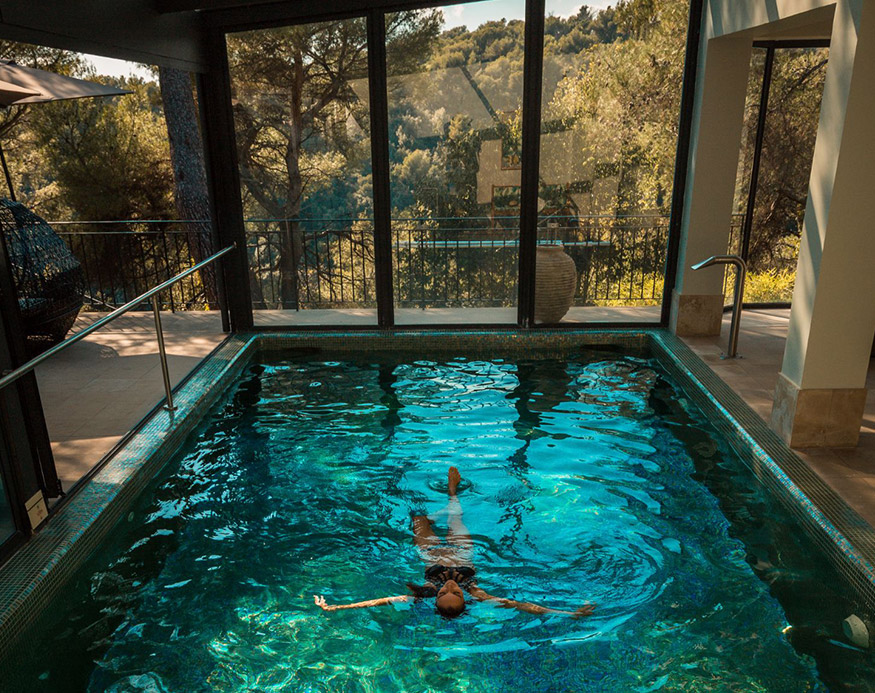 Massage at the luxury Nature Escape Spa in Vence