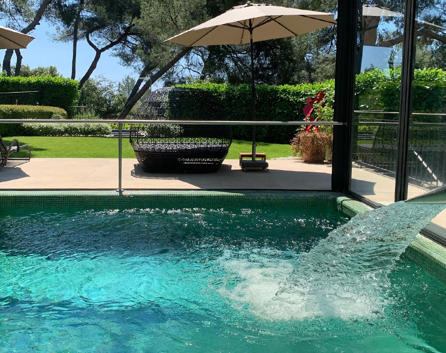 Massage at the luxury Nature Escape Spa in Vence