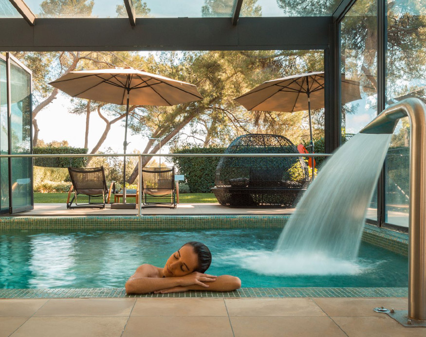 Massage at the luxury Nature Escape Spa in Vence