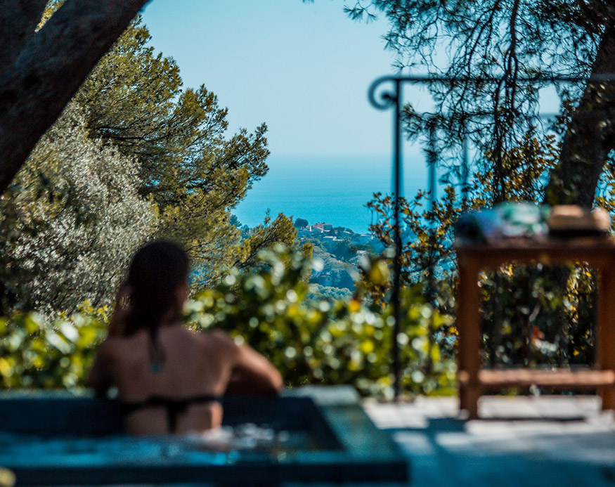 Massage at the luxury Nature Escape Spa in Vence
