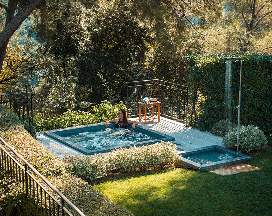 Massage at the luxury Nature Escape Spa in Vence