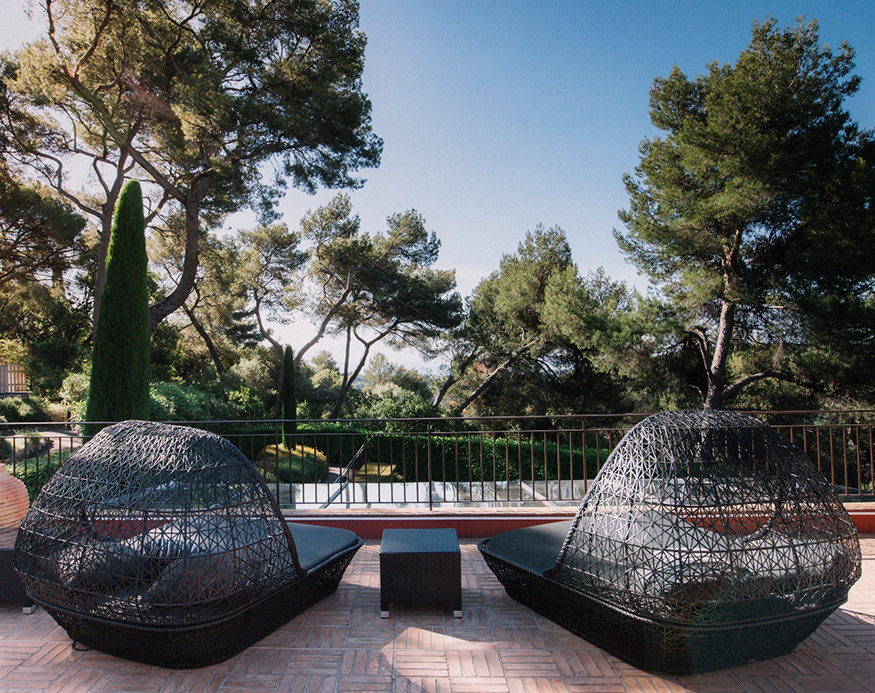 Massage at the luxury Nature Escape Spa in Vence