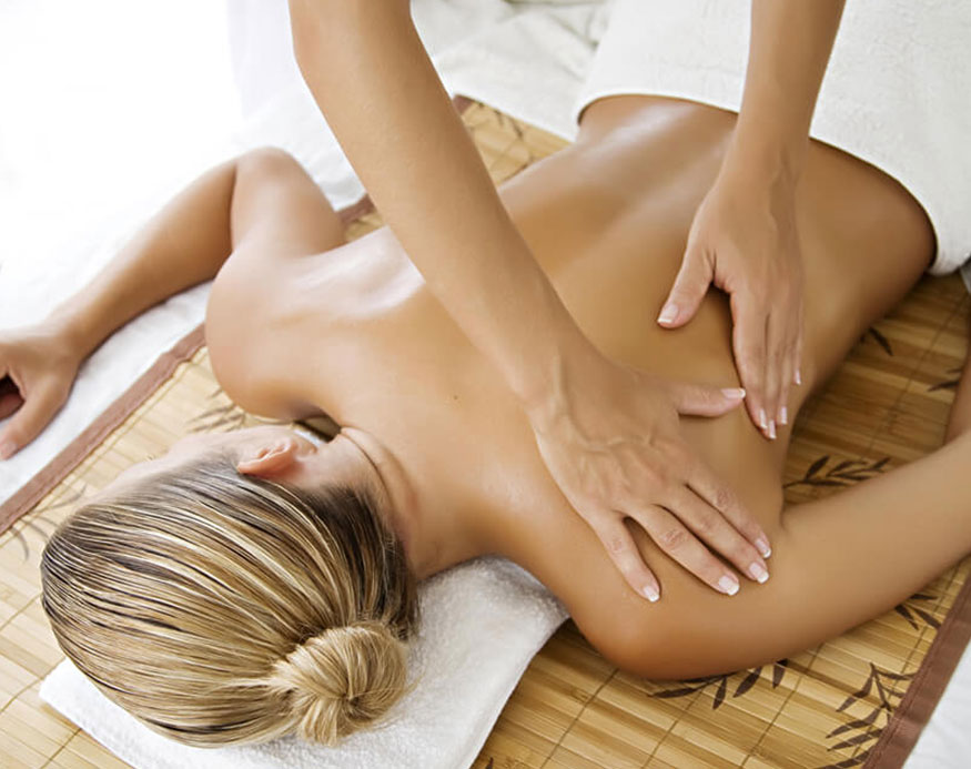 Massage at the luxury Nature Escape Spa in Vence